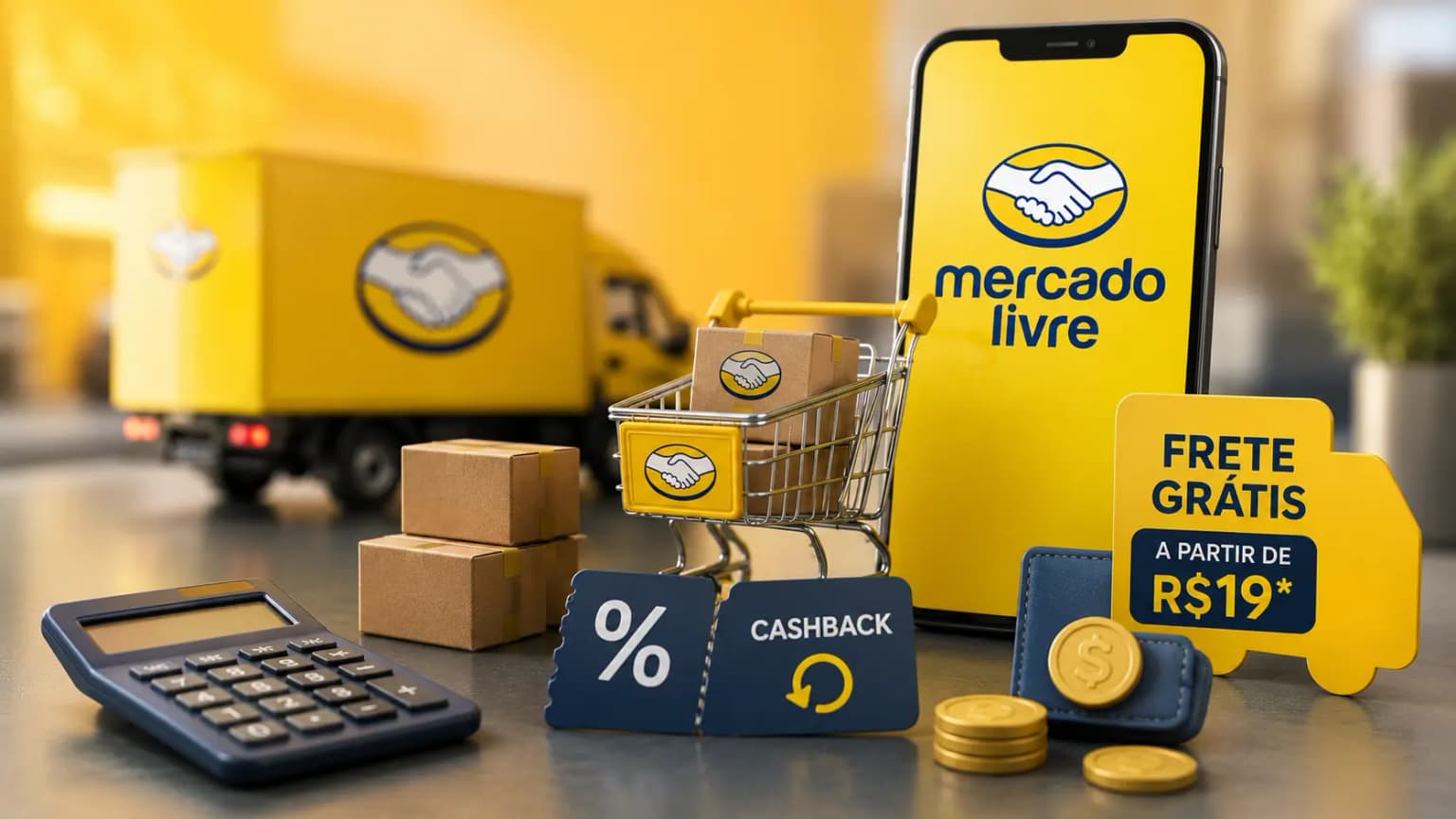 Mercado Livre com frete grátis a partir de R$ 19: vale mais a pena que cupom ou cashback?