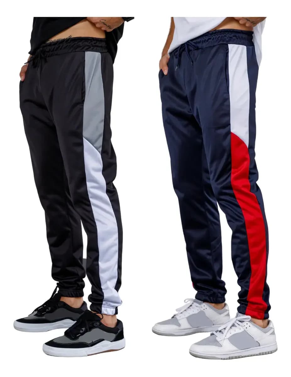 Kit 2 Calças Moletom Masculina Academia Corrida