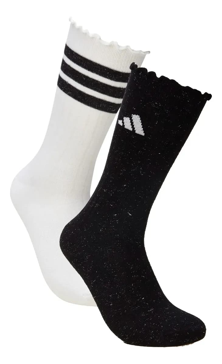 Kit 2 Meias Esportivas Glow Adidas