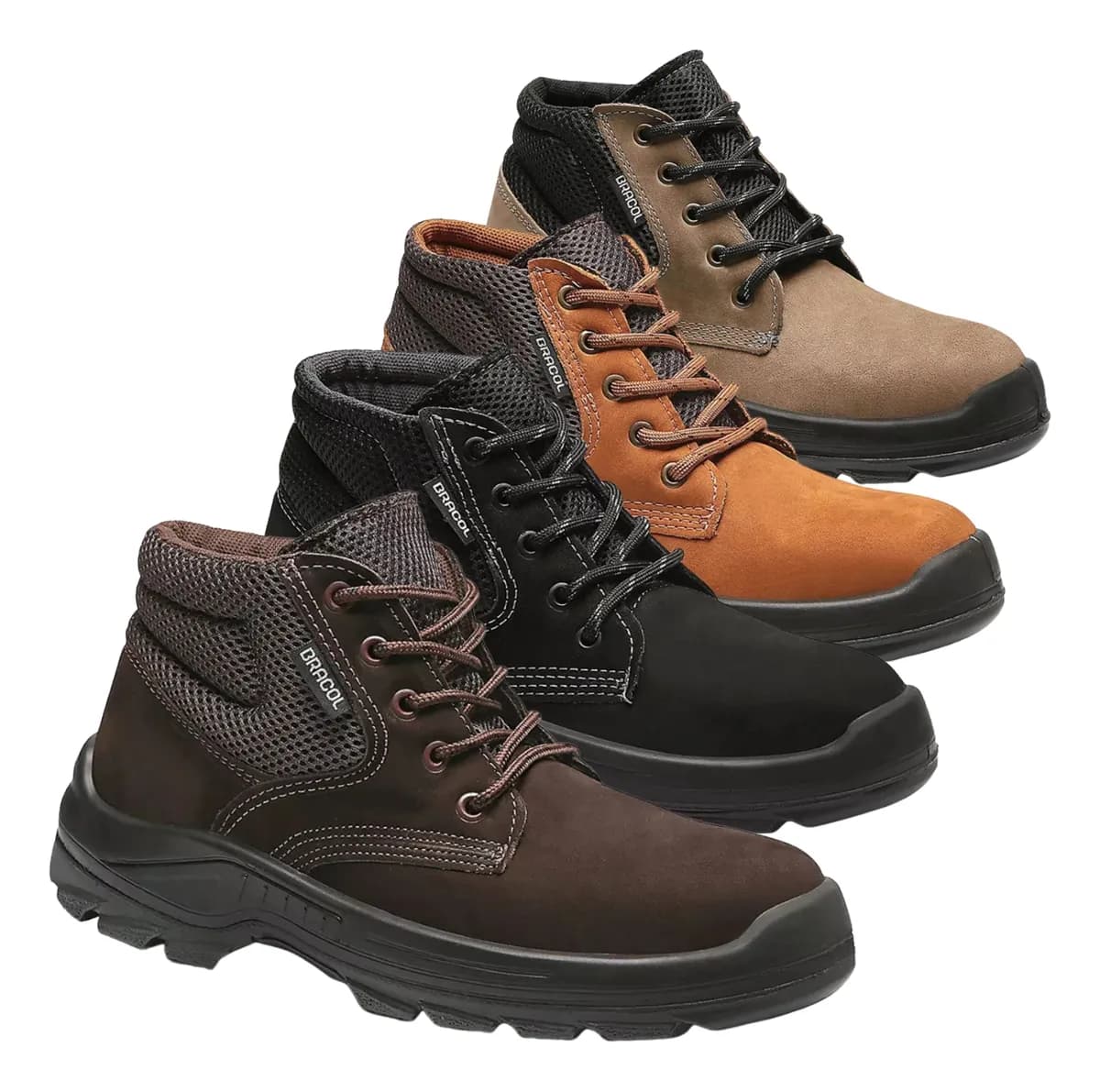 Bota de Segurança Bracol Nobuck com CA Profissional