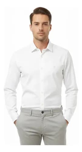 Camisa Masculina Slim Fit Polo Wear com Cupom - Oferta