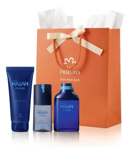 Kit Presente Natura Kaiak Pulso Masculino Original por R$159