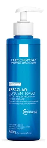 Gel de Limpeza Facial La Roche-Posay Effaclar 300g (Kit 3 un)