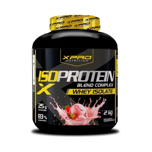 Whey Protein Xpro Iso Blend Complex 2kg Morango Zero Acucar por R$ 68,72