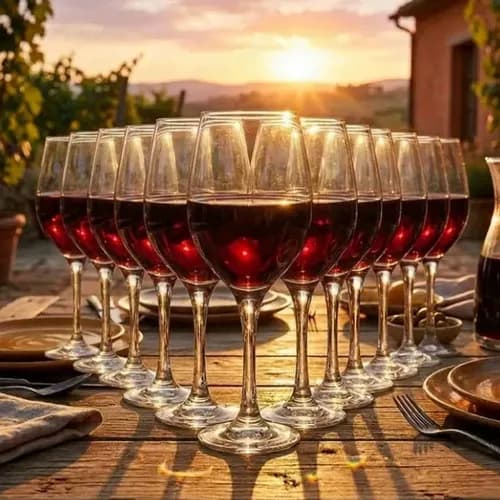 Jogo de Taças para Vinho Ruvolo 490 mL com 12 Peças