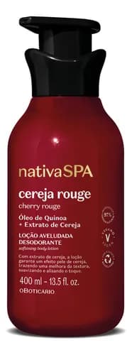 Loção Nativa SPA Cereja Rouge 400ml - Pack 2 Unidades