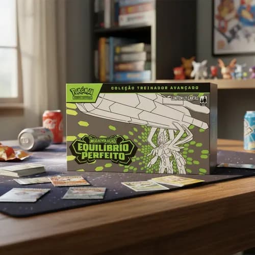 Box Treinador Avançado (ETB) Equilíbrio Perfeito Pokémon TCG Copag por R$ 263 com cupom