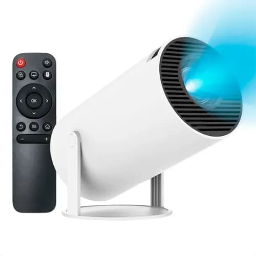 Projetor Portatil HY300 4K (Entrada) Branco - Preco Baixo + Cupom