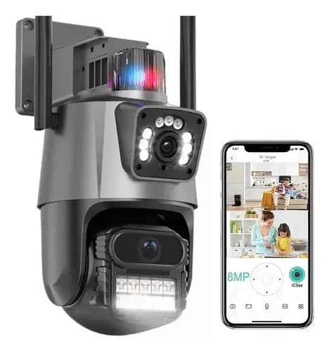 Câmera de Segurança Wi‑Fi IP Externa Lente Dupla 2x 3MP 360° à Prova d’Água por R$ 88,34 no Pix (com cupom)