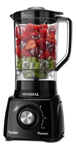 Liquidificador Mondial Turbo Power 550W (127V) por R$ 74,89 no Pix com cupom
