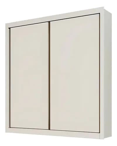 Guarda-roupa Casal Zurique 2 Portas 4 Gavetas Off White por R$ 1.410,46 (cupom 30% OFF)