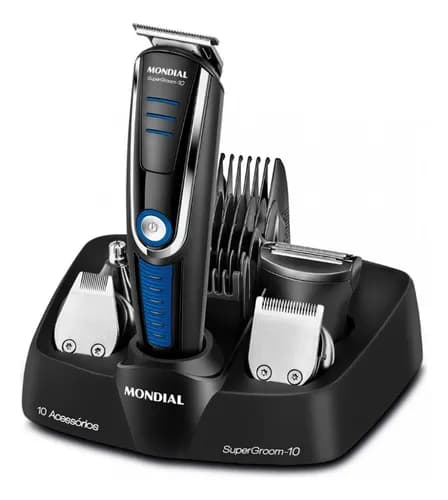 Aparador de Pelos Mondial Super Groom 10 BG-03 Bivolt por R$79 (com cupom)