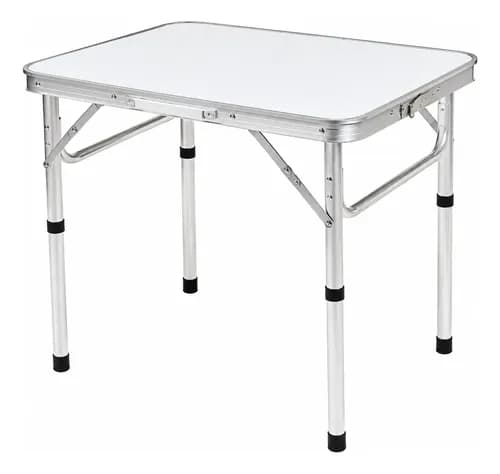 Mesa Dobrável Portátil Vira Maleta 60x45cm para Camping e Praia por R$ 94,14