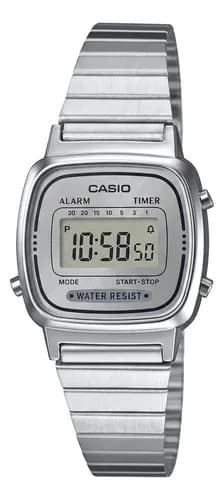 Relógio Feminino Casio Vintage Mini Retrô Prata por R$ 138 no Pix (cupom ACESSORIOSML)