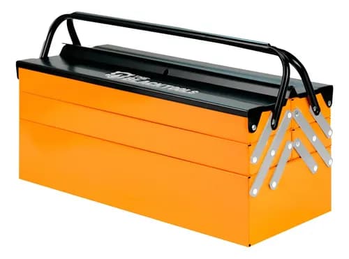 Caixa de Ferramentas Sanfonada Metal 5 Gavetas The Black Tools (com cupom MELIMAIS25)
