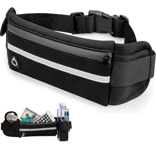 Pochete Slim Impermeável para Corrida e Treino (Preta) para Celular - R$ 19