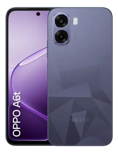 Smartphone OPPO A6t 128GB (bateria 6500mAh, tela 120Hz, IP64) por R$ 799 no Pix