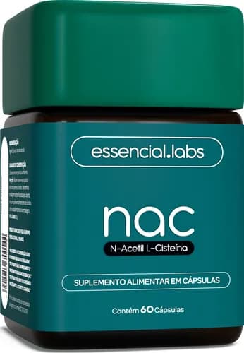 NAC 600mg Acetilcisteína Suplemento Antioxidante