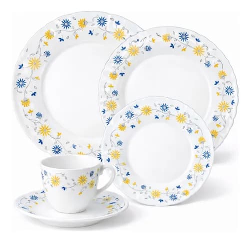 Aparelho de Jantar Completo Opaline 20 Peças