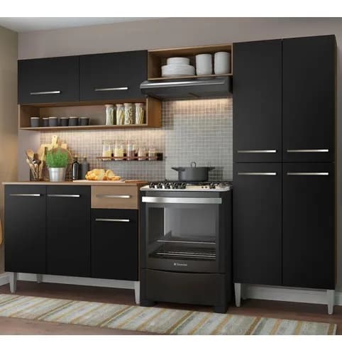 Armário de Cozinha Modulada Madesa Emilly Pop GREM229002