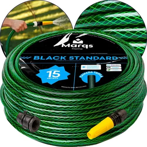 Mangueira de Jardim 15m 7/16 Reforcada com Esguicho (Anti Dobra) por R$ 31
