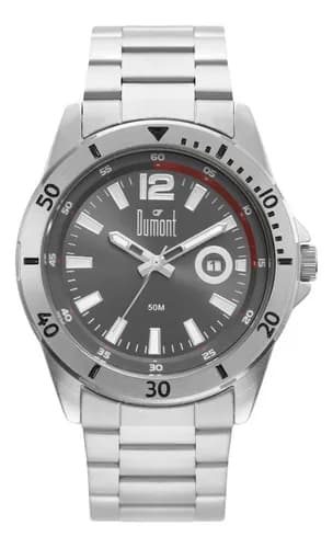 Relógio Masculino Analógico Dumont Berlim Prata DU2115AAQ/4C