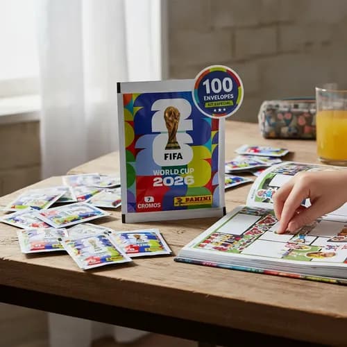 Kit Figurinhas Copa do Mundo FIFA 2026: 100 Envelopes (700 Figurinhas) no Pix com Cupom