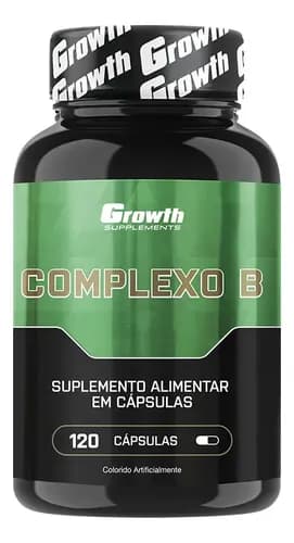 Vitamina Complexo B Growth Supplements 120 Cápsulas por R$ 29,90 no Mercado Livre