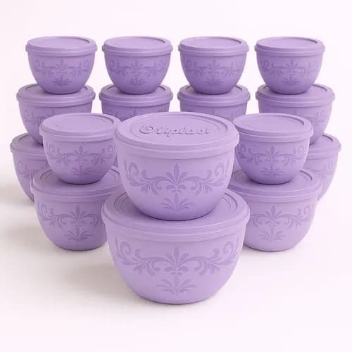 Conjunto 10 Potes Bowl 1L Oliplast por R$ 26,48 (com cupom OFERTASMELI)