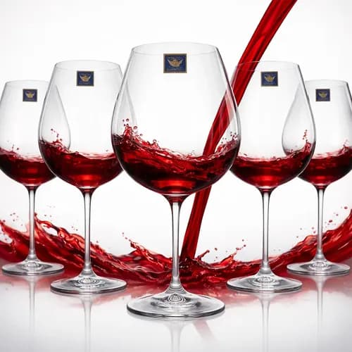 Jogo 6 Taças Bohemia 650ml para Vinho (Vidro Cristal) por R$ 96,27 com cupom