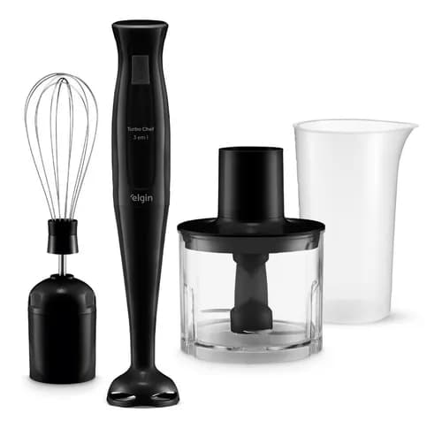 Mixer Turbo Chef Elgin 3 em 1 200W Triturador e Fuet