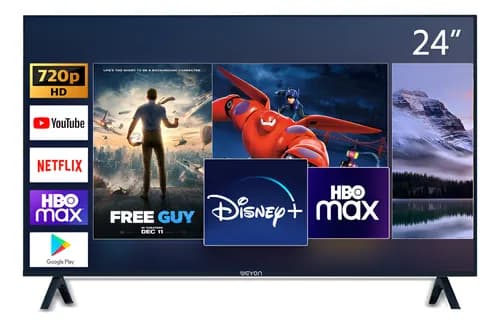 Smart TV 24 LED HD Weyon Android TV WiFi