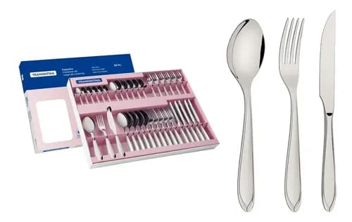 Faqueiro Tramontina Laguna Aco Inox Brilhoso 36 Pecas por R$ 132,67 (com cupom)