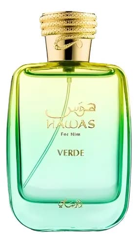 Perfume Rasasi Hawas Verde 100ml - Cítrico Fresco com Toques Aquáticos