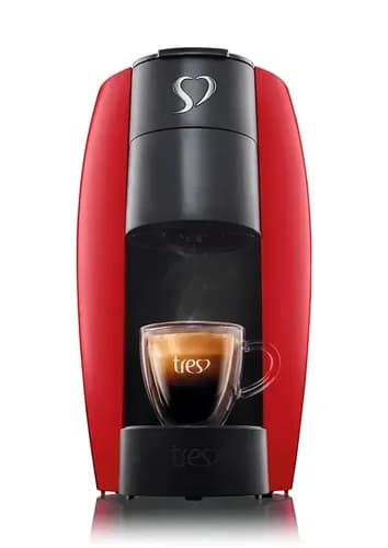 Cafeteira Espresso LOV Automática Vermelha 3 Corações