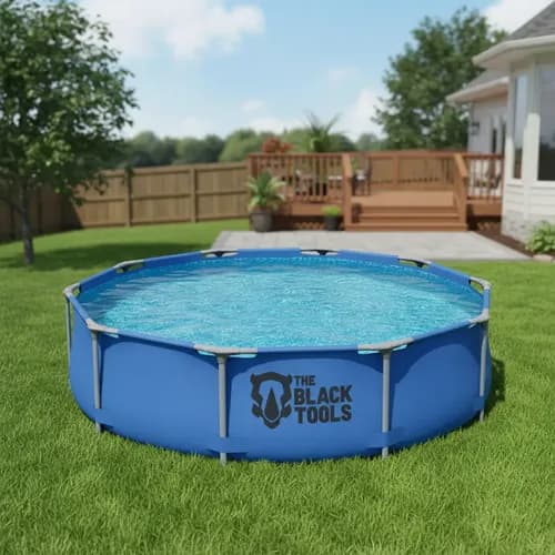 Piscina Estrutural Redonda 6.500L 3,60m (Pix + cupom MLPRACASA)