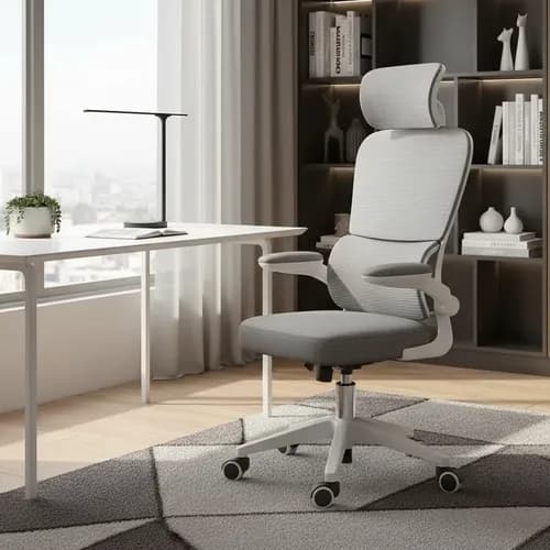 Cadeira de Escritorio Ergonomica G500 (Genebra G500) com Suporte Lombar Ajustavel por R$ 315 com cupom
