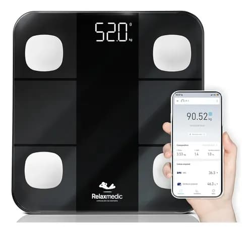 Balança Bioimpedância Bluetooth Relaxmedic