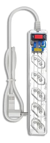 Filtro de Linha Clamper iCLAMPER Energia 5, 5 Tomadas, DPS e Proteção contra Surtos