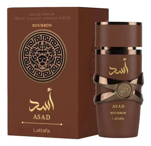 Perfume Lattafa Asad Bourbon 100ml Alta Fixação