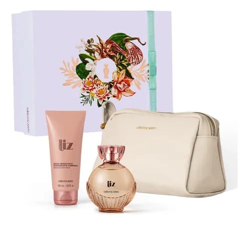 O Boticário Liz Kit Presente com 3 Itens em Oferta