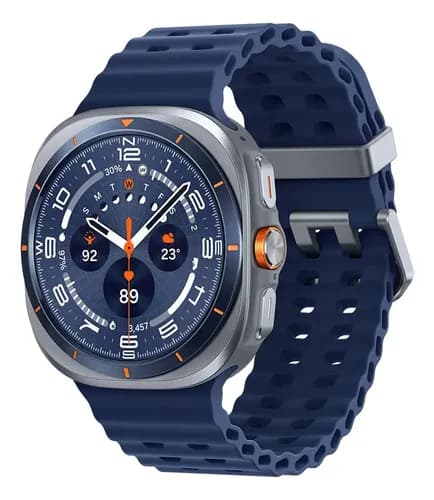 Samsung Galaxy Watch Ultra 2025 LTE 47mm Titânio Azul com Cupom (Galaxy AI)