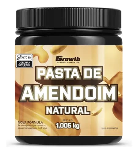 Pasta de Amendoim Integral Torrada Growth Supplements 1kg