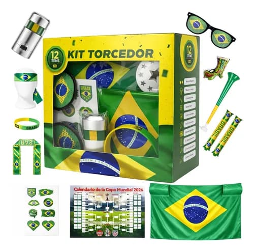 Kit Torcida Brasil Copa 2026