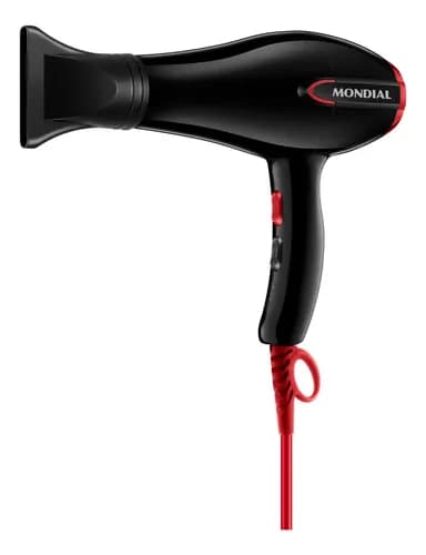 Secador de Cabelo Mondial Turbo Color Red SC-41 1900W Preto/Vermelho por R$ 82,55 no Pix