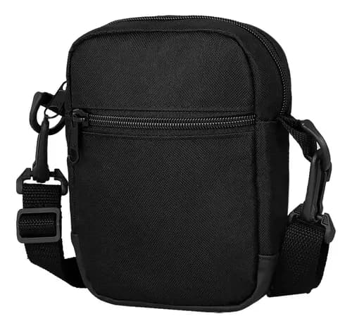 Shoulder Bag Mini Everbags Preta Tira Colo