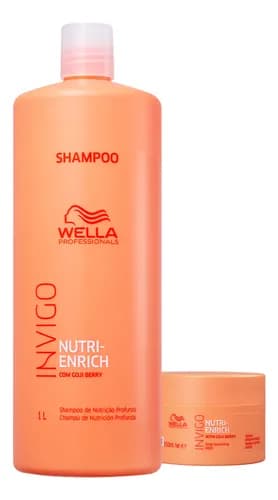 Kit Wella Professionals Invigo Nutri-Enrich Shampoo e Mascara
