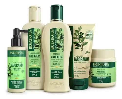 Kit Antiqueda Bio Extratus Jaborandi Completo 4 Itens