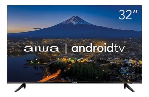Smart TV AIWA 32” Android HD HDR10 AWS-TV-32-BL-02-A