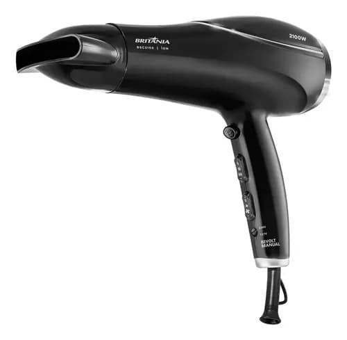 Secador de Cabelos Britania BSC2150 Tourmaline Ions 2100W Bivolt por R$ 89,44
